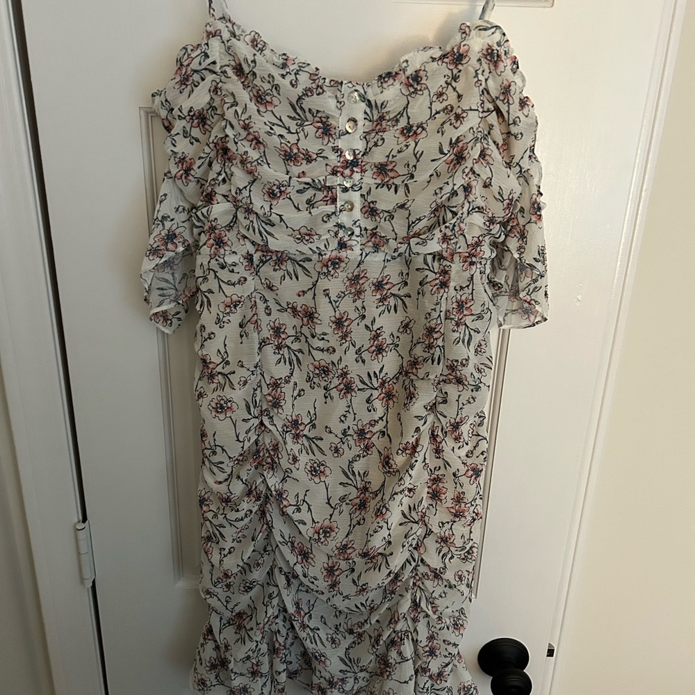 Floral Off-Shoulder Dress
